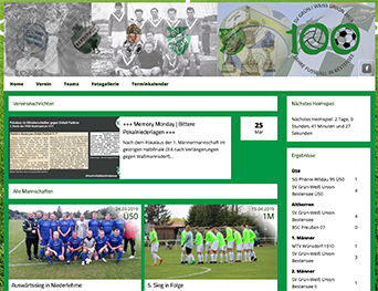 Homepage SV GW Union Bestensee