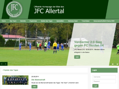 Homepage JFC Allertal
